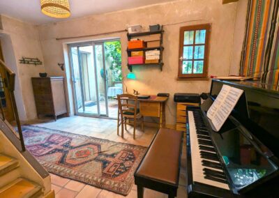 Bureau-Coin musique après home staging